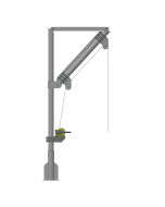 Stainless steel jib crane DV500SS - 500kg