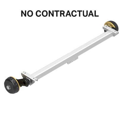 Assale frenato Knott 1500kg (asse doppio)
