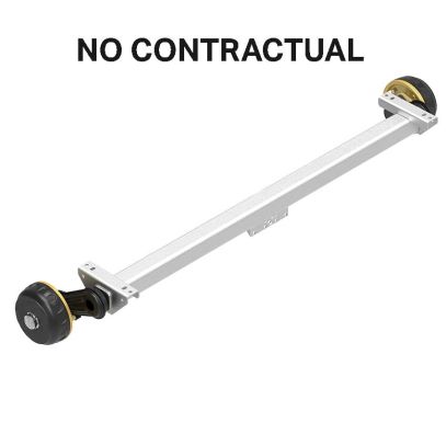 Assale frenato Knott 1800kg (asse singolo)