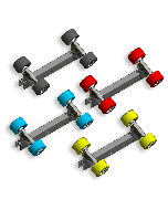 Balancer 4 rollers Ø100