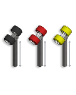 Double roller Ø120 on post 40