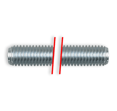 Tige filetee 3m M10 Inox A2