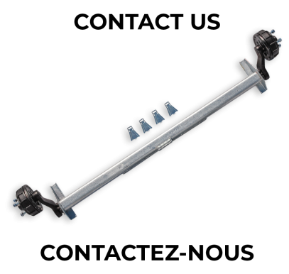 Essieu freiné Rsa 1800kg (simple essieu)