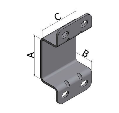 Vertical Ω clamp 60x30