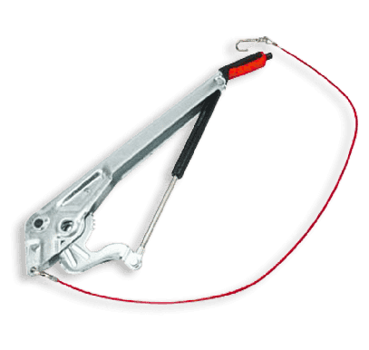 Hand brake for coupling 2,8VB