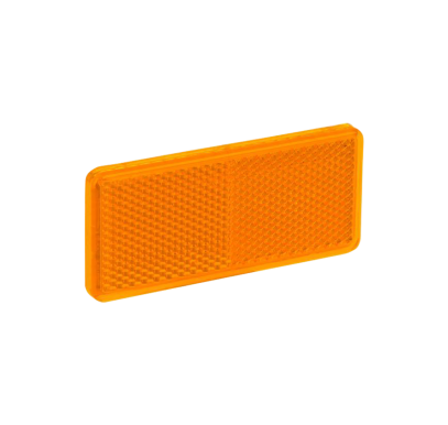 Rectangular orange reflector