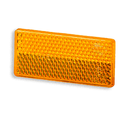 rectangle adhesive reflector orange