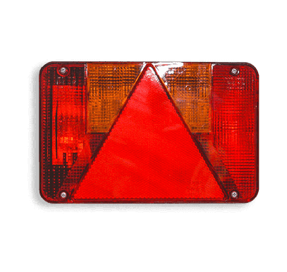 Feu Dr + triangle + éclairage de plaque