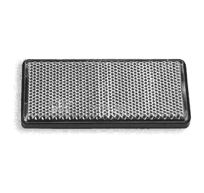 rectangle reflector white