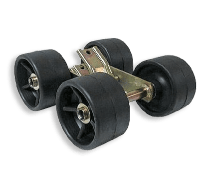 4-rollers Ø120 black