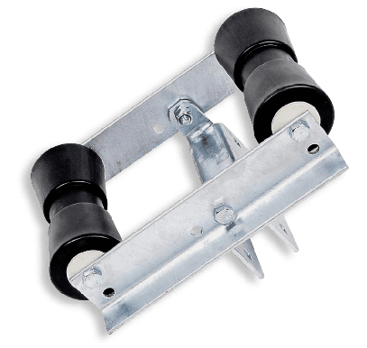 Double central Keel roller black
