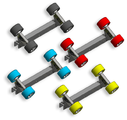 Balancer 4 rollers Ø100