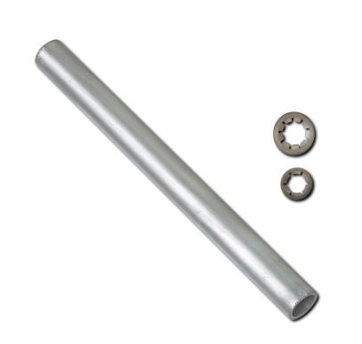 Kit hollow axle Ø20 L170 + clips Ø20
