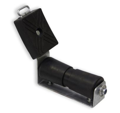 Keel roller + pad flotting support