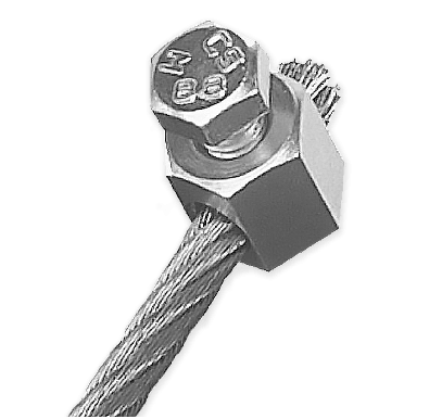 Serre-câble inox ø6mm (lot de 2)