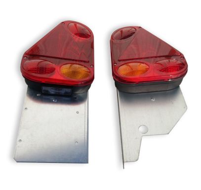 Set of 2 half lighting boards