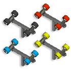 Balancer 4 rollers Ø100 on post 40