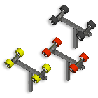 Balancer 4 rollers Ø120 on post 40