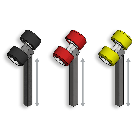 Double roller Ø120 on post 40